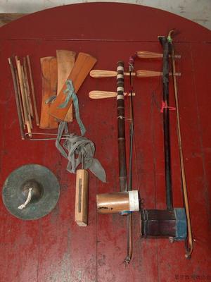 西河戏使用的部分乐器