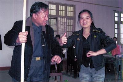 2007年在星子县西河戏培训学校，教学员（刘晓娥）学《狸猫换太子》