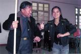 2007年在星子县西河戏培训学校，教学员（刘晓娥）学《狸猫换太子》