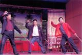 2008年10月在温泉镇隘口村传授西河戏